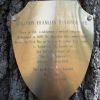 BENJAMIN FRANKLIN HARRISON M.D. MEMORIAL TREE PLAQUE