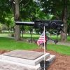 FRANKLIN SPANISH AMERICAN WAR MEMORIAL AND CANNON
