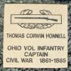CAPTAIN THOMAS CORWIN HONNELL WAR MEMORIAL PAVER