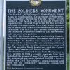THE SOLDIERS' MONUMENT MEMORIAL MARKER