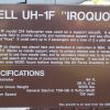 BELL UH-1F "IROQUOIS" HELICOPTER MEMORIAL PLAQUE