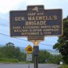 CAMP SITE GEN. MAXWELL'S BRIGADE WAR MEMORIAL MARKER