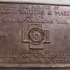 SOLDIERS SAILORS AND MARINES OF THE SPANISH AMERICAN WAR MEMORIAL PLAQUE