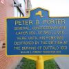 PETER B. PORTER WAR MEMORIAL MARKER