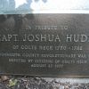 CAPT. JOSHUA HUDDY REVOLUTIONARY WAR MEMORIAL PLAQUE