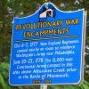REVOLUTIONARY WAR ENCAMPMENTS MEMORIAL MARKER