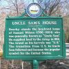 UNCLE SAM'S HOUSE MEMORIAL MARKER