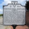 NORFOLK NAVAL SHIPYARD MEMORIAL MARKER