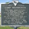 CAMP WADSWORTH WAR MEMORIAL MARKER