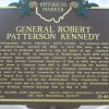 GENERAL ROBERT PATTERSON KENNEDY WAR MEMORIAL MARKER