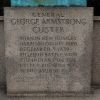 GENERAL GEORGE ARMSTRONG CUSTER WAR MEMORIAL DEDICATION STONE