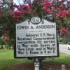 EDWIN A. ANDERSON WAR MEMORIAL MARKER