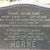 CAPT. SAMUEL BELTON HORNE MEMORIAL
