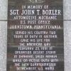 SGT. JOHN T. BOXLER MEMORIAL