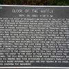 CLOSE OF THE BATTLE WAR MEMORIAL PLAQUE