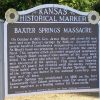 BAXTER SPRINGS MASSACRE MEMORIAL MARKER
