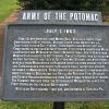 ARMY OF THE POTOMAC JULY 1, 1863 WAR MEMORIAL MARKER