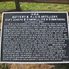 BATTERY B, 4TH U.S. ARTILLERY WAR MEMORIAL PLAQUE