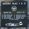 "MERRY MAC I & II" B-24 WAR MEMORIAL PLAQUE