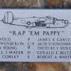 "RAP EM PAPPY" B-24 WAR MEMORIAL PLAQUE