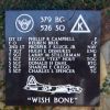 "WISH BONE" B-17 WAR MEMORIAL PLAQUE