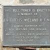 FR. FIDELIS WIELAND WAR MEMORIAL BELL TOWER PLAQUE