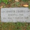 CAPT. JENNIFER J. HARRIS STREET TREE MEMORIAL PLAQUE