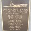 "VAM WINGERDEN'S CREW" B-29 WAR MEMORIAL PLAQUE