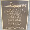 "HONEY-V 42" B-29 WAR MEMORIAL PLAQUE