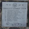 "GEROCO'S COMBAT CREW" B-24 WAR MEMORIAL PLAQUE