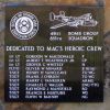"MAC'S HEROIC CREW" B-24 WAR MEMORIAL PLAQUE