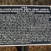 WILLCOX'S DIVISION, NINTH ARMY CORPS WAR MEMORIAL PLAQUE