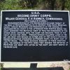 SECOND ARMY CORPS WAR MEMORIAL PLAQUE XIII