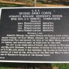 SECOND ARMY CORPS WAR MEMORIAL PLAQUE XII