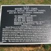 SECOND ARMY CORPS WAR MEMORIAL PLAQUE X