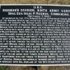 RODMAN'S DIVISION, NINTH ARMY CORPS WAR MEMORIAL PLAQUE