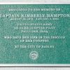 CAPTAIN KIMBERLY HAMPTON MEMORIAL PLAQUE