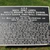 NINTH ARMY CORPS WAR MEMORIAL PLAQUE