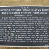 GREENE'S DIVISION, TWELFTH ARMY CORPS WAR MEMORIAL PLAQUE II