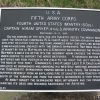 FIFTH ARMY CORPS, FOURTH UNITED STATES INFANTRY WAR MEMORIAL PLAQUE