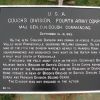 COUCH'S DIVISION, FOURTH ARMY CORPS WAR MEMORIAL PLAQUE