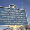 U.S.S. MAHPOAC WAR MEMORIAL MARKER