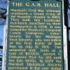 THE G.A.R. HALL MEMORIAL MARKER