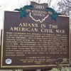 ASIANS IN THE AMERICAN CIVIL WAR MEMORIAL MARKER