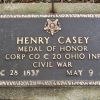 HENRY CASEY MEDAL OF HONOR GRAVE STONE