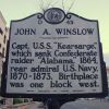 JOHN A. WINSLOW WAR MEMORIAL MARKER
