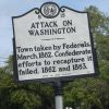 ATTACK ON WASHINGTON, N.C. WAR MEMORIAL MARKER