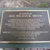 SGT. WILSON K. SMITH MEMORIAL PLAQUE
