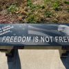 WAYNE COUNTY FREEDOM IS NOT FREE MEMORIAL BENCH