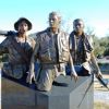 THE THREE SERVICEMEN STATUE SOUTH WAR MEMORIAL
